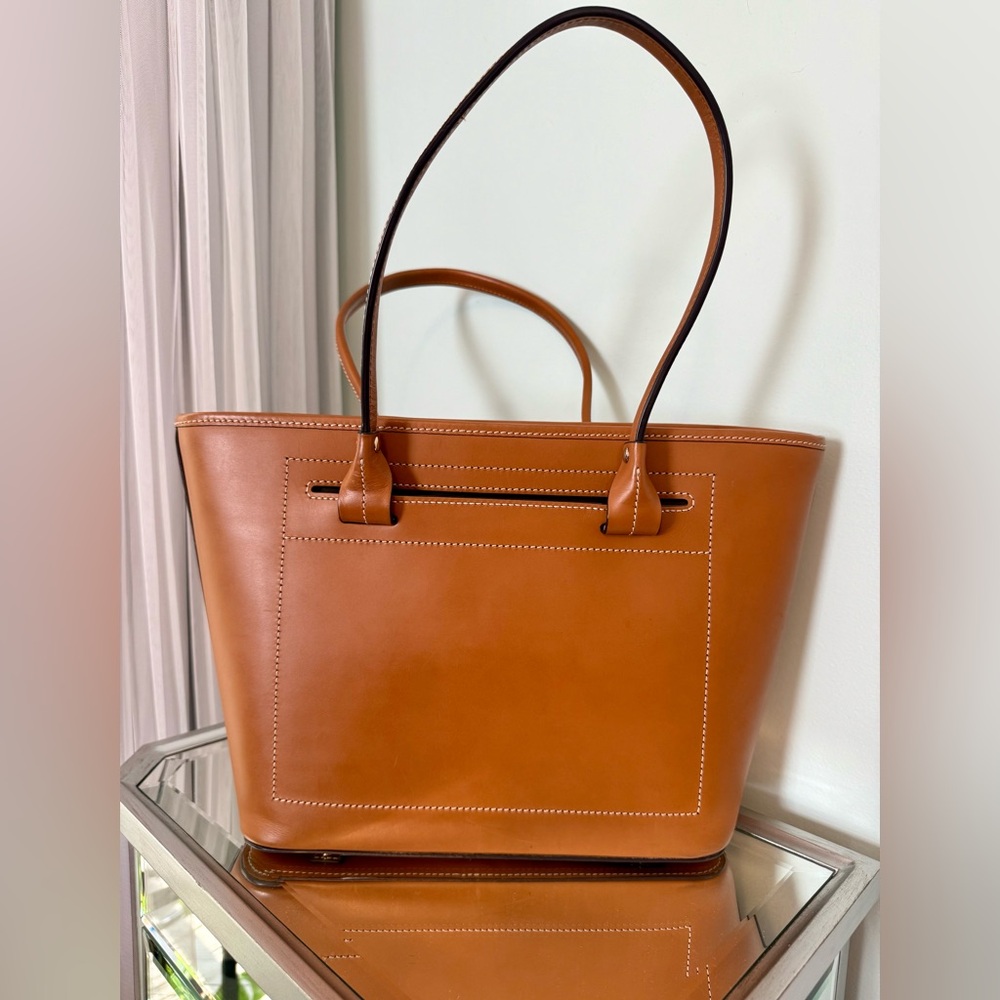 Dooney & Bourke Brown Leather Beacon Tote - Picture 4 of 8